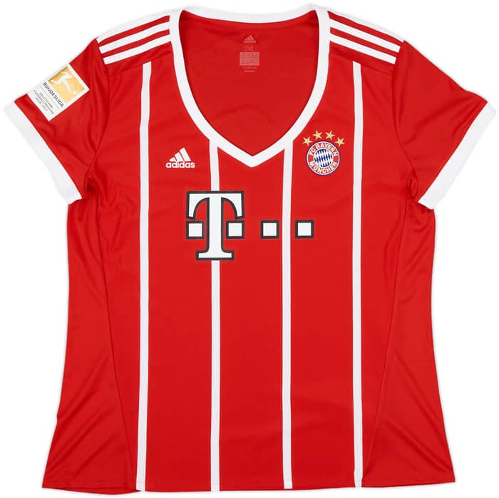 2017-18 Bayern Munich Home Shirt Lewandowski #9 - 9/10 - (Women's XXL)