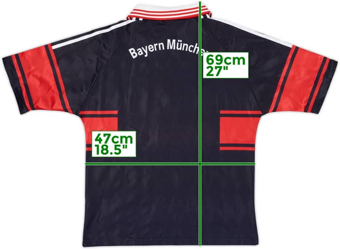 1997-99 Bayern Munich Home Shirt - 8/10 - (XL.Boys)
