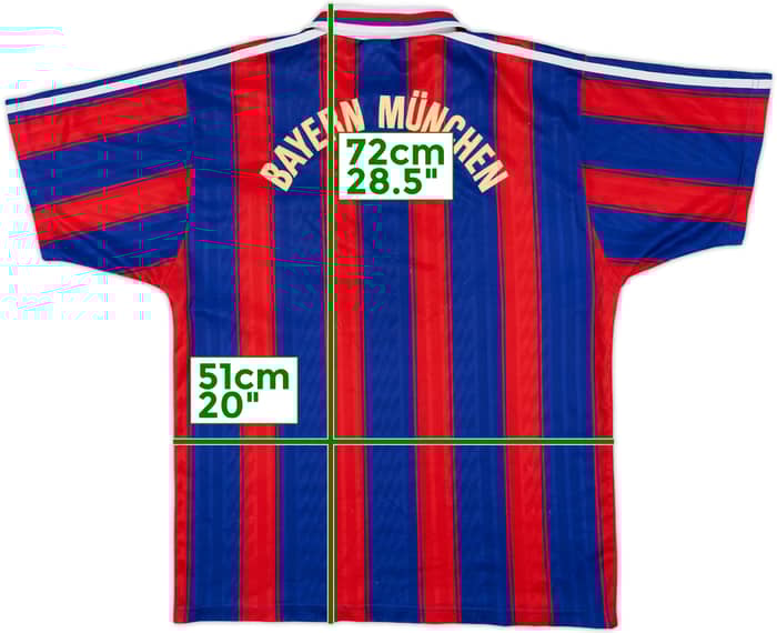 1995-97 Bayern Munich Home Shirt - 4/10 - (M)