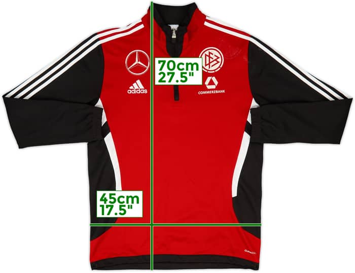 2012-13 Germany adidas Player Issue 1/4 Zip Drill Top - 4/10 - (M/L)