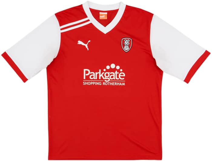 2011-12 Roterham United Home Shirt Revell #9 - 6/10 - (L)