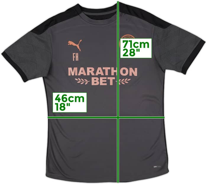 2019-20 Manchester City Puma Staff Issue Training Shirt FH - 7/10 - (M)