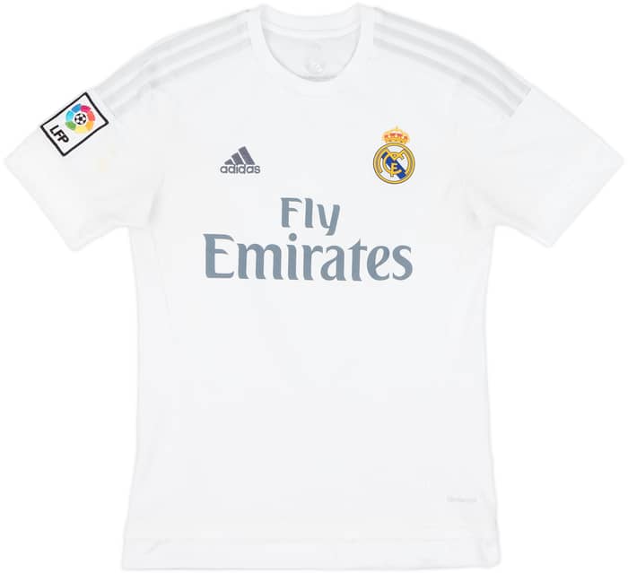 2015-16 Real Madrid Home Shirt Sergio Ramos #4 - 6/10 - (S)
