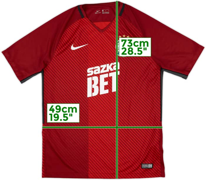 2017-18 Sparta Prague Home Shirt - 7/10 - (M)