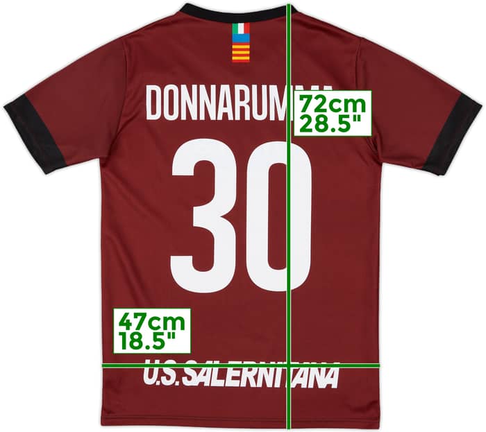 2015-16 Salernitana Basic Home Shirt Donnarumma #30 - 8/10 - (M)
