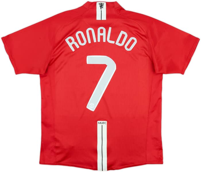 2007-09 Manchester United Home Shirt Ronaldo #7 - 6/10 - (M)