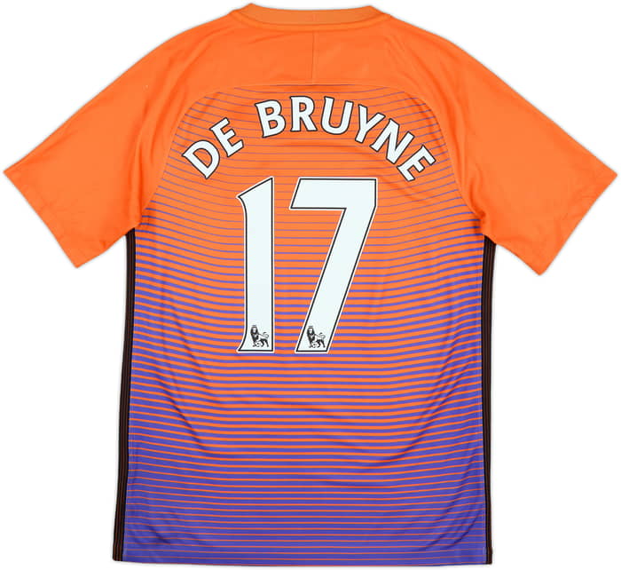 2016-17 Manchester City Third Shirt De Bruyne #17 - 7/10 - (S)