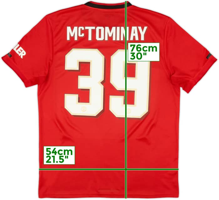 2019-20 Manchester United Home Shirt McTominay #39 - 7/10 - (L)