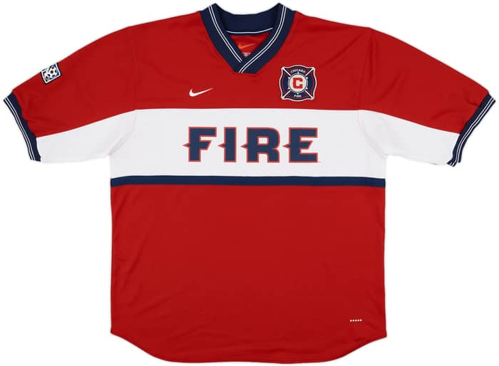 2000-02 Chicago Fire Home Shirt - 10/10 - (XL)