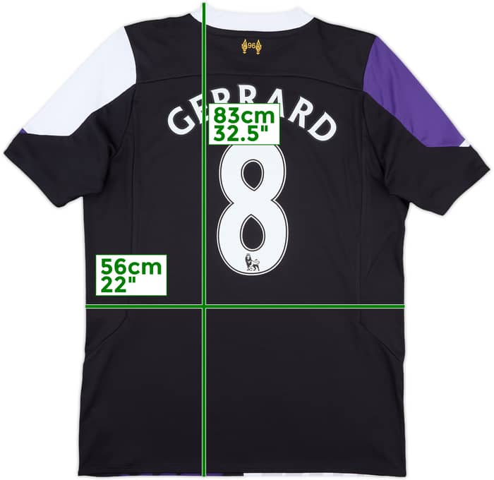2013-14 Liverpool Third Shirt Gerrard #8 - 8/10 - (L)