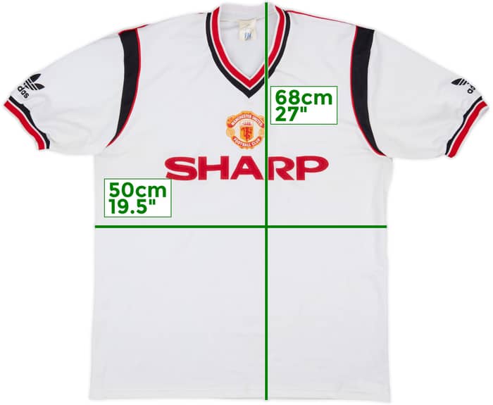 1984-86 Manchester United Away Shirt - 7/10 - (L)
