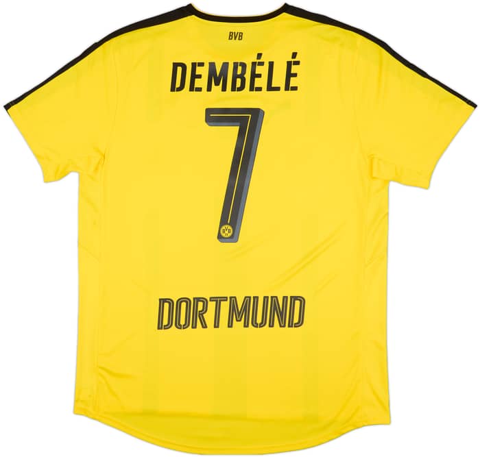2016-17 Borussia Dortmund Home Shirt Dembele #7 - 10/10 - (XL)
