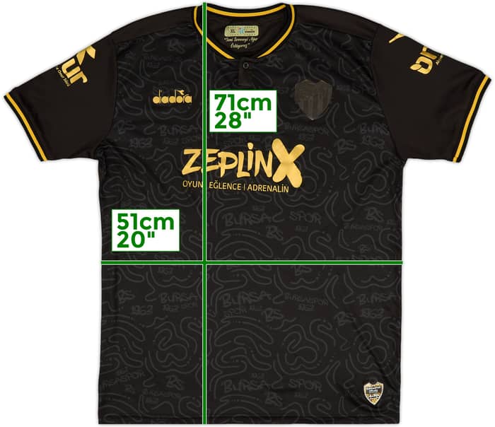 2022-23 Bursarspor Away Shirt - 7/10 - (XL)