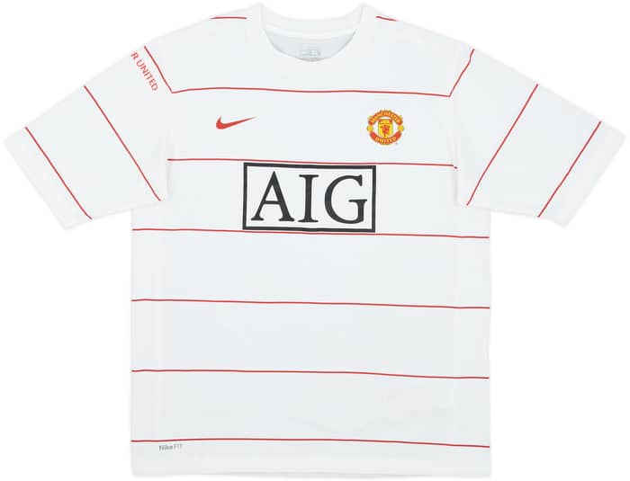 2008-09 Manchester United Nike Training Shirt - 9/10 - (XL.Boys)