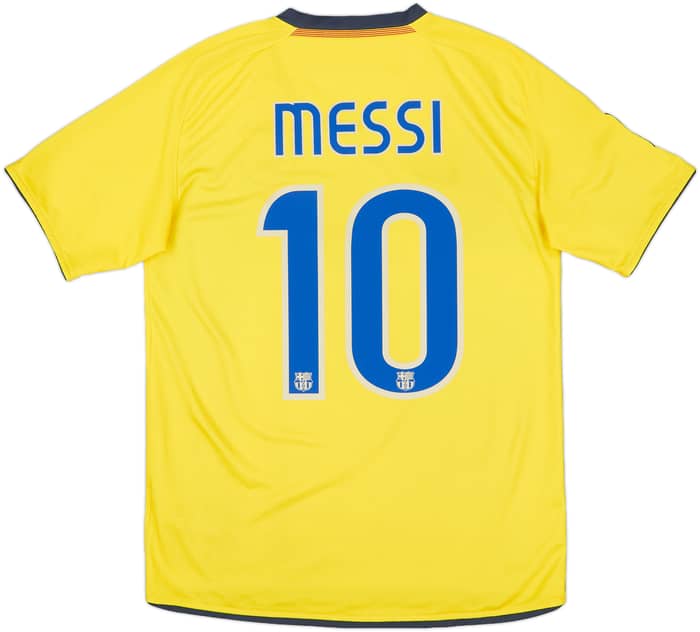 2008-10 Barcelona Away Shirt Messi #10 - 7/10 - (S)