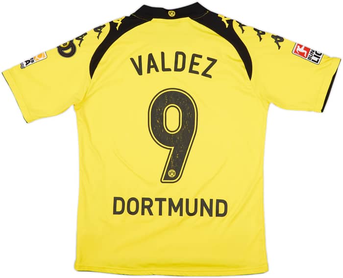 2009-10 Borussia Dortmund Home Shirt Valdez #9 - 6/10 - (L)