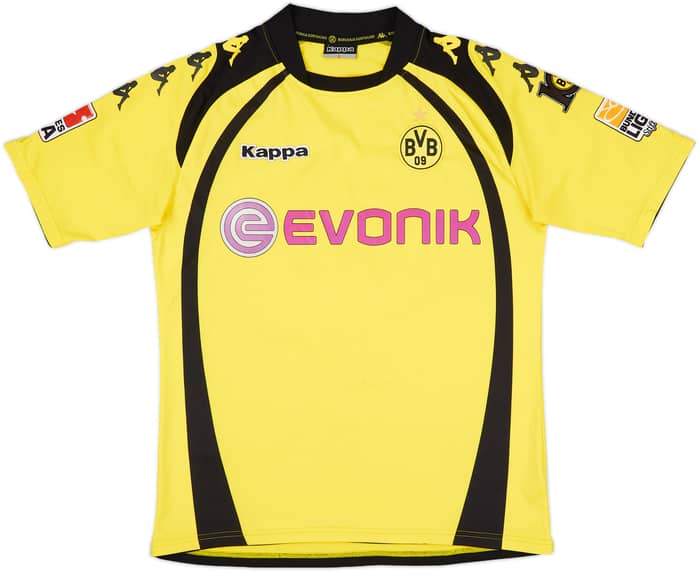 2009-10 Borussia Dortmund Home Shirt Valdez #9 - 6/10 - (L)