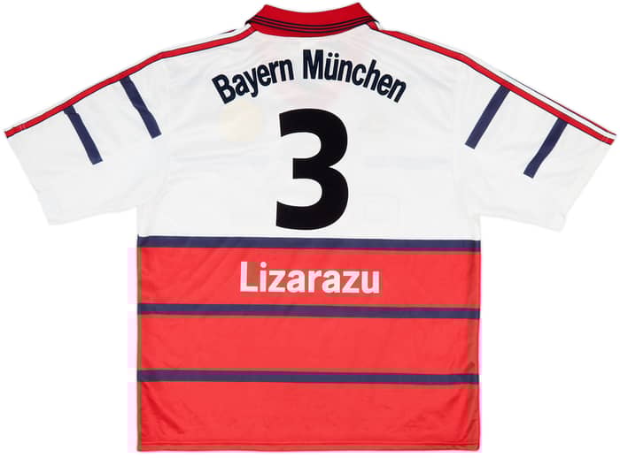 1998-00 Bayern Munich Away Shirt Lizarazu #3 - 7/10 - (L)