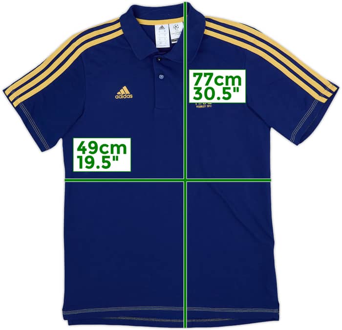 2012-13 adidas Champions League Final 'Wembley 2013' Polo Shirt - 9/10 - (M)