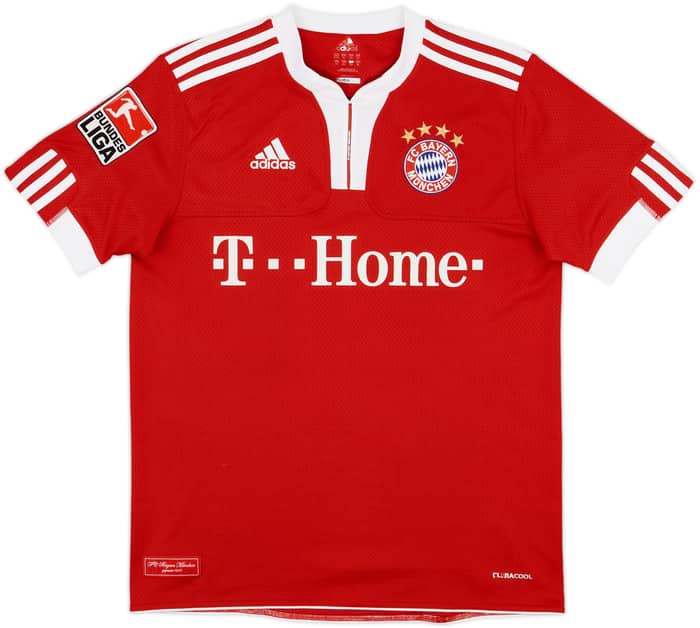 2009-10 Bayern Munich Signed Home Shirt Lahm #21 - 6/10 - (XL.Boys)
