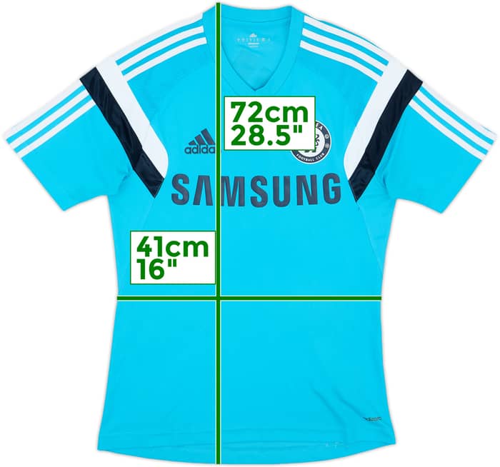 2014-15 Chelsea adizero Training Shirt - 8/10 - (S)