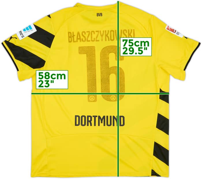 2014-15 Borussia Dortmund Home Shirt Blaszczykowski #16 - 4/10 - (XXL)