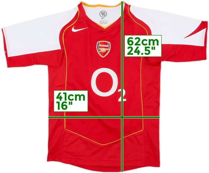 2004-05 Arsenal Home Shirt - 9/10 - (L.Boys)