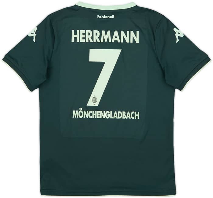 2015-16 Borussia Monchengladbach Away Shirt Herrmann #7 - 7/10 - (L.Boys)