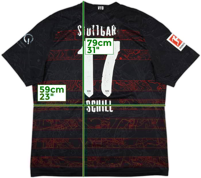 2020-21 Stuttgart Away Shirt Schill #17 - 4/10 - (XL)
