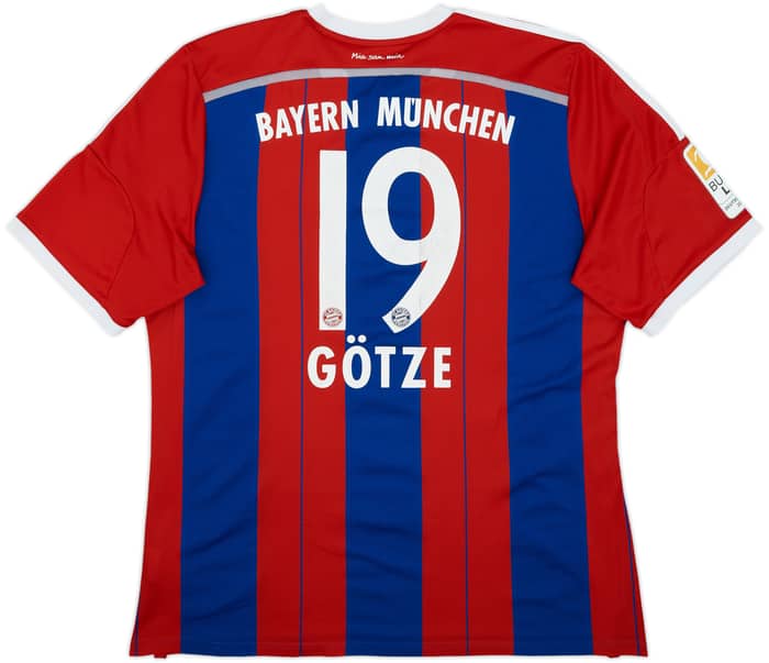 2014-15 Bayern Munich Home Shirt Gotze #19 - 6/10 - (XXL)