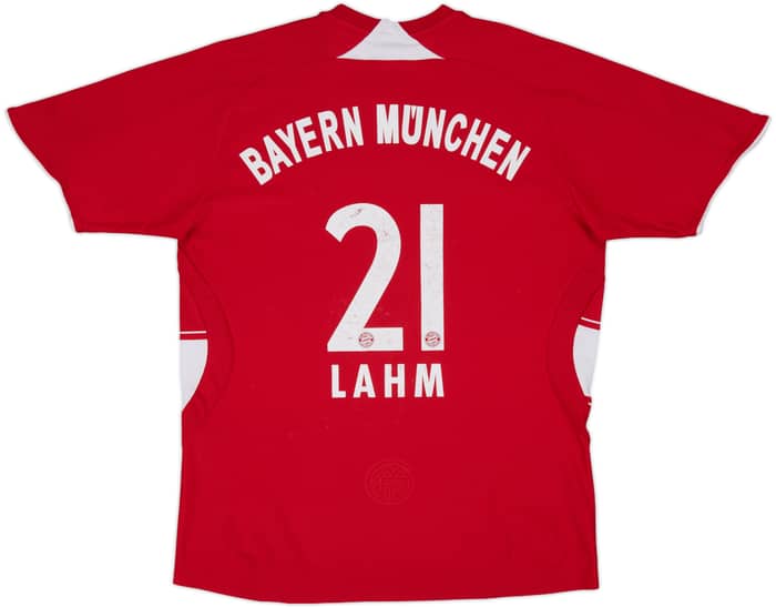 2008-09 Bayern Munich Home Shirt Lahm #21 - 6/10 - (L.Boys)