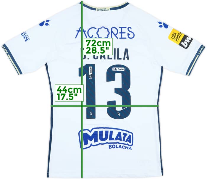 2022-23 Santa Clara Match Issue Away Shirt D. Calila #13