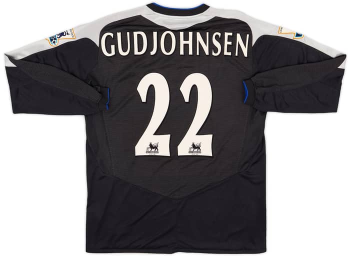 2005-06 Chelsea Match Issue Third L/S Shirt Gudjohnsen #22