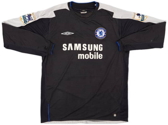 2005-06 Chelsea Match Issue Third L/S Shirt Gudjohnsen #22