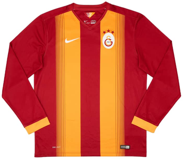 2014-15 Galatasaray Home L/S Shirt - 8/10 - (L)