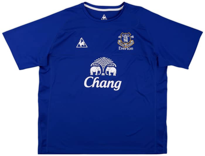 2010-11 Everton Home Shirt Baines #3