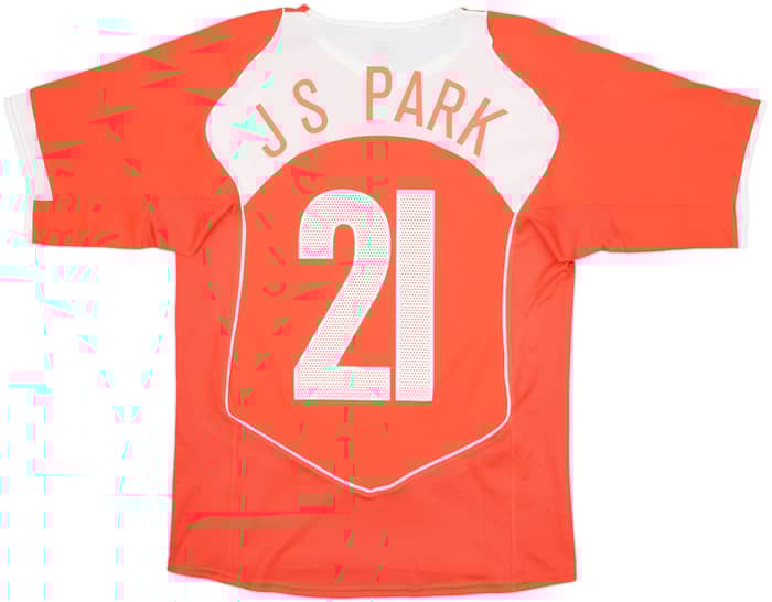 2004-06 South Korea Home Shirt J S Park #21 - 7/10 - (S)