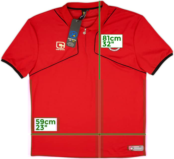 2008-09 Bournemouth Carbrini 1/4 Zip Polo Shirt (XL)