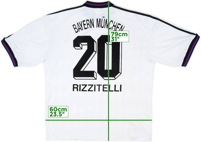 1996-98 Bayern Munich Away Shirt Rizzitelli #20 - 6/10 - (XL)