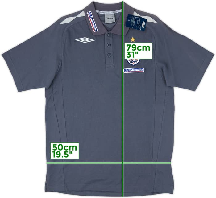 2006-08 England Umbro Polo Shirt (L)