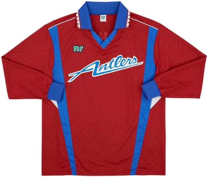 1992 Kashima Antlers Home L/S Shirt - 10/10 - (M)