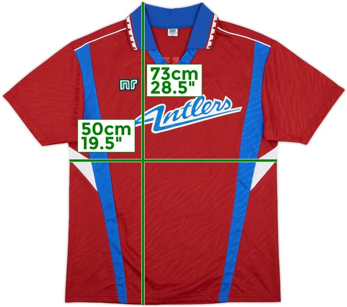1992 Kashima Antlers Home Shirt - 10/10 - (M)