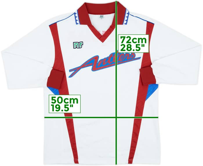 1992-93 Kashima Antlers Away L/S Shirt - 9/10 - (M)