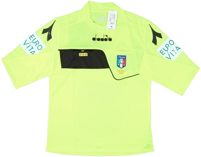2017-18 Italy Diadora Referee L/S Shirt (M)