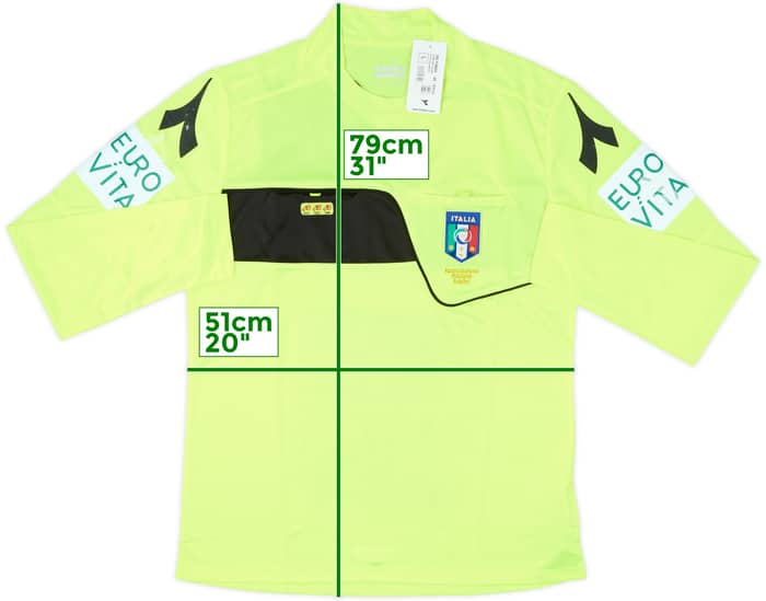 2017-18 Italy Diadora Referee L/S Shirt (M)