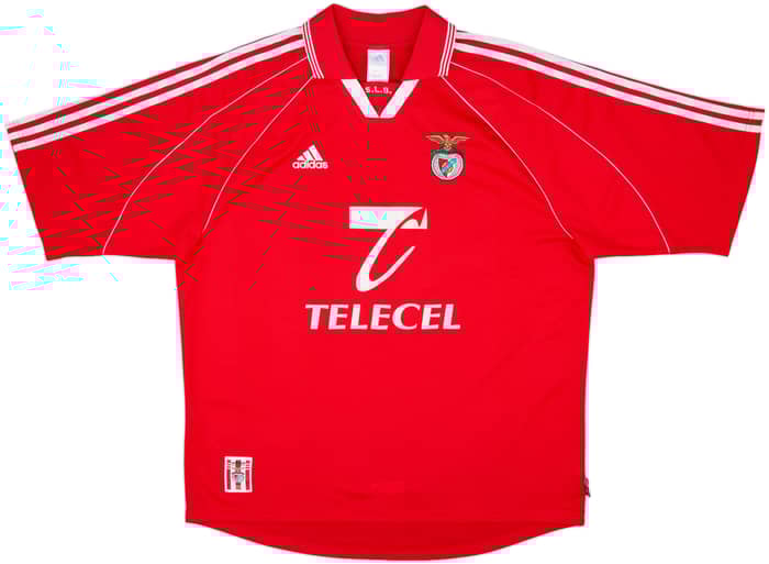 1999-00 Benfica Home Shirt - 9/10 - (XL)