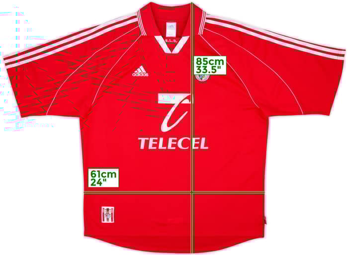 1999-00 Benfica Home Shirt - 9/10 - (XL)