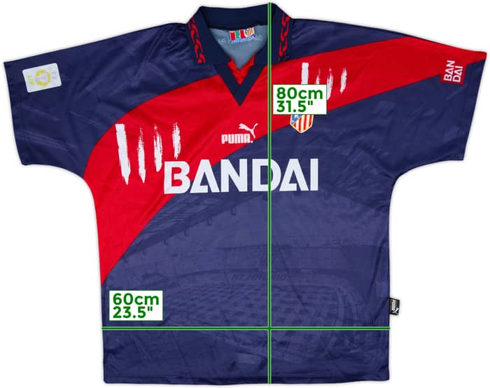 1995-96 Atletico Madrid Away Shirt - 9/10 - (XL)