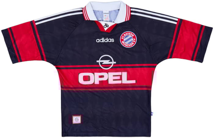 1997-99 Bayern Munich Home Shirt Elber #9 - 8/10 - (S)
