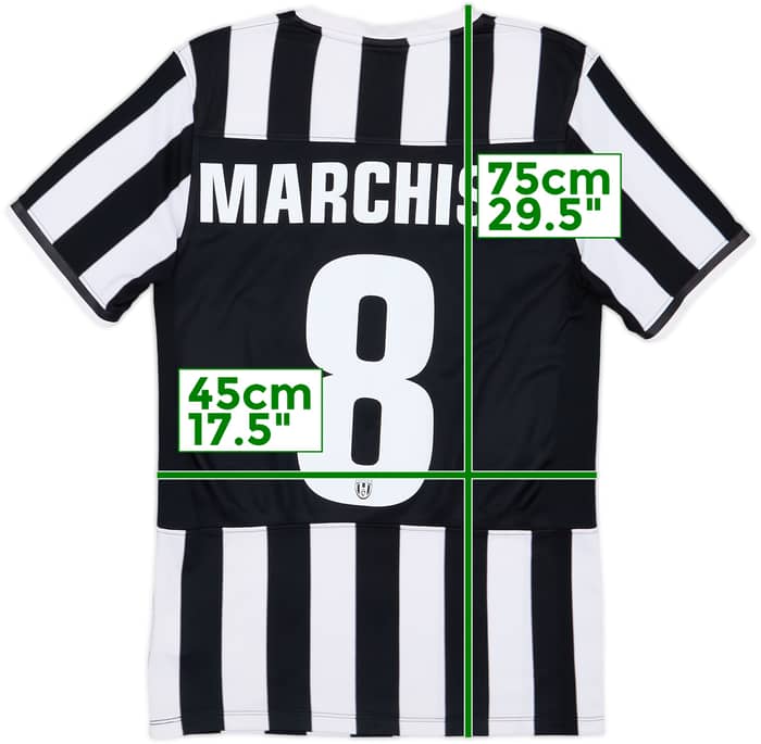 2013-14 Juventus Home Shirt Marchisio #8 - 7/10 - (S)
